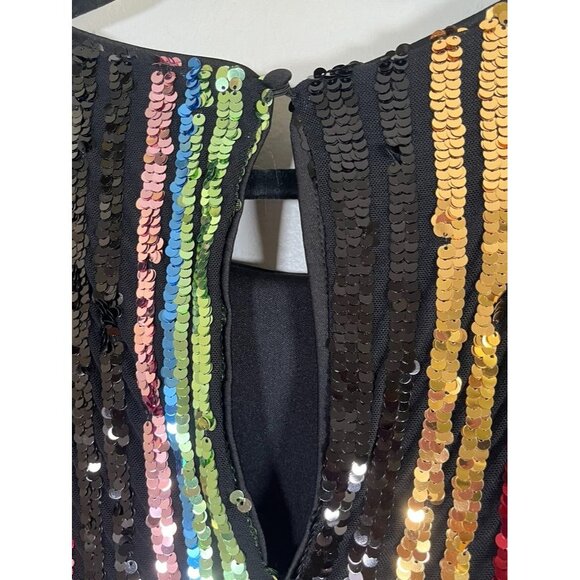 Torrid Multicolor Sequin Midi Dress - Picture 10 of 13